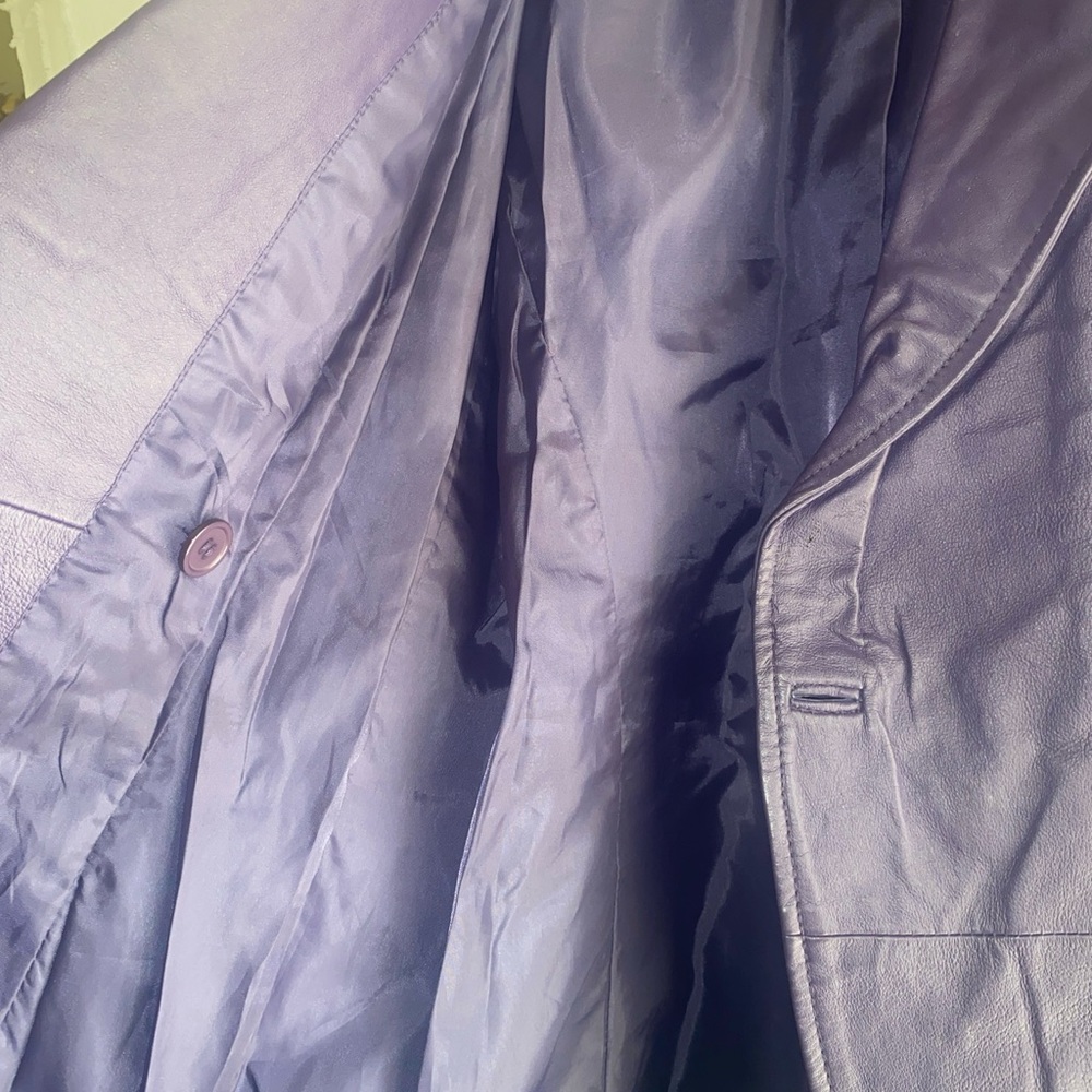 Metrostyle Lavender Leather Jacket